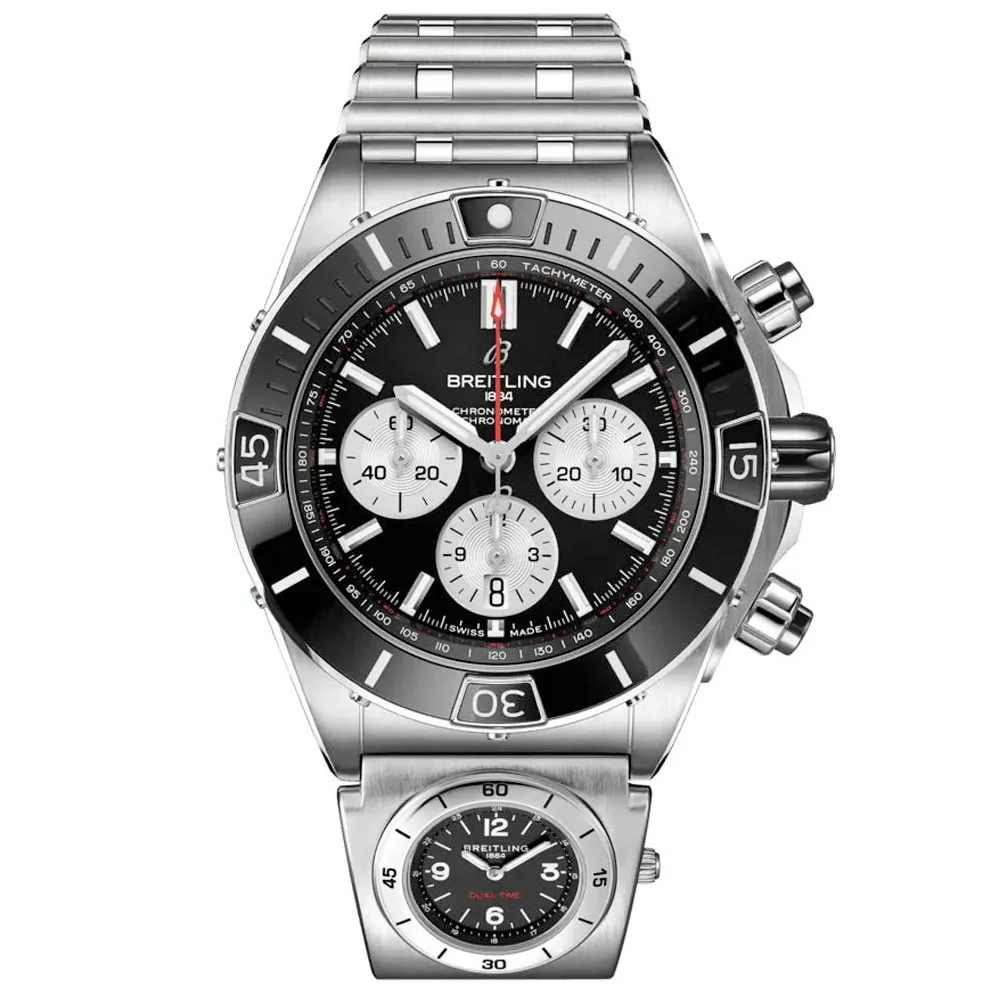 Breitling ab0136251b1a2 Super Chronomat B01 44mm Mens Watch 3 Breitling ab0136251b1a2 Super Chronomat B01 44mm Mens Watch