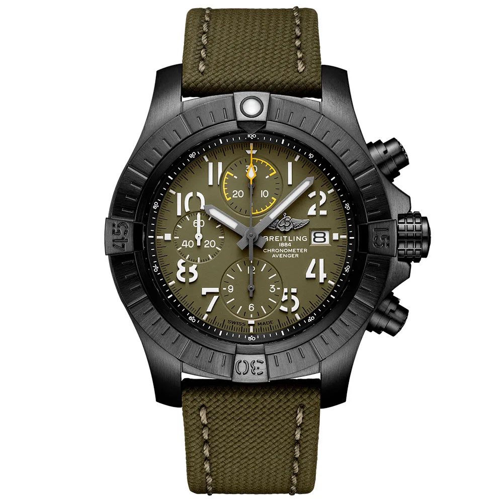 Breitling v13317101L1x1 Avenger Chronograph 45 Night Mission Mens Watch 3 Breitling v13317101L1x1 Avenger Chronograph 45 Night Mission Mens Watch