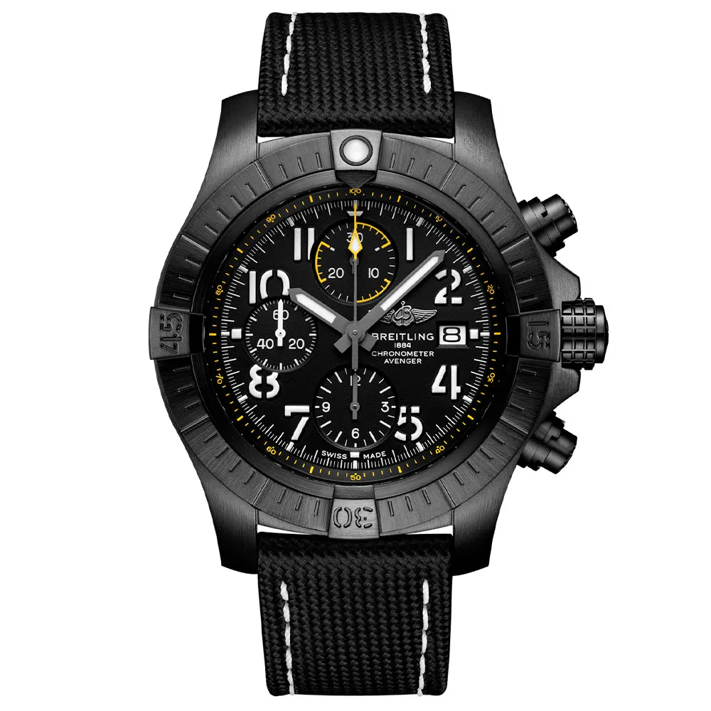 Breitling v13317101b1x2 Avenger Chronograph 45 Night Mission Mens Watch 3 Breitling v13317101b1x2 Avenger Chronograph 45 Night Mission Mens Watch