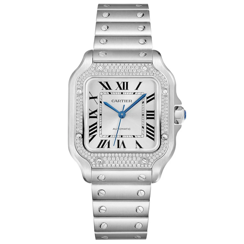 Cartier w4sa0005 Santos De Cartier Medium Midsize Watch 3 Cartier w4sa0005 Santos De Cartier Medium Midsize Watch