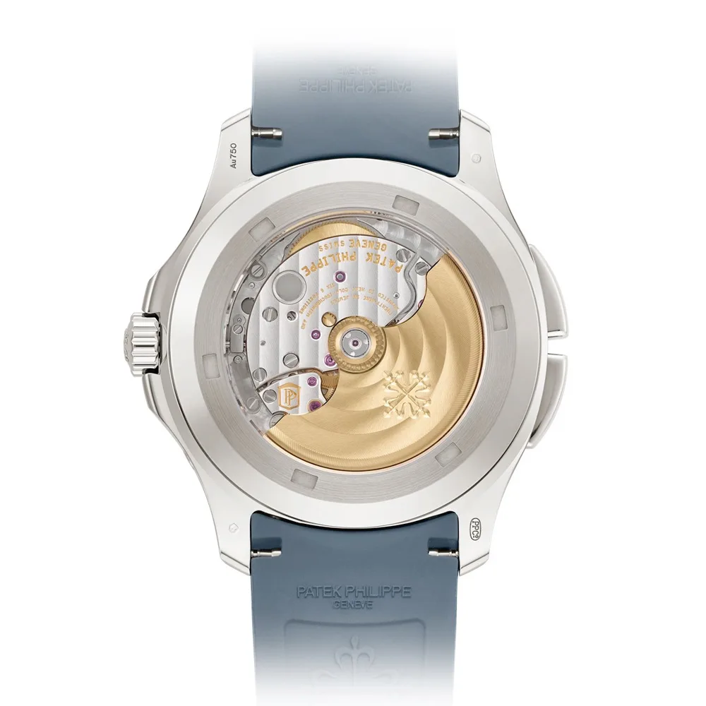 Patek Philippe 5164G-001 Aquanaut Travel Time Blue Dial 18k White Gold Men's Watch - Image 2