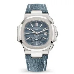 Patek Philippe 5980/60G-001 Nautilus White Gold Blue dial Watch