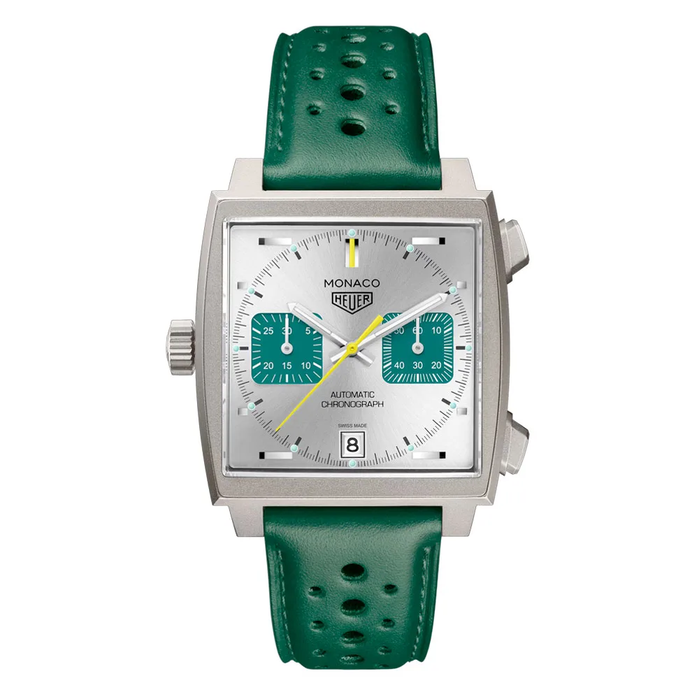 TAG Heuer CAW218E.FC6565 Monaco Racing Green Watch 3 TAG Heuer CAW218E.FC6565 Monaco Racing Green Watch