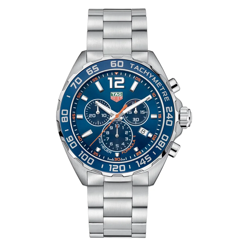 TAG Heuer CAZ1014.BA0842 Formula 1 Chronograph Quartz 43 Stainless Steel Blue Dial Watch 3 TAG Heuer CAZ1014.BA0842 Formula 1 Chronograph Quartz 43 Stainless Steel Blue Dial Watch