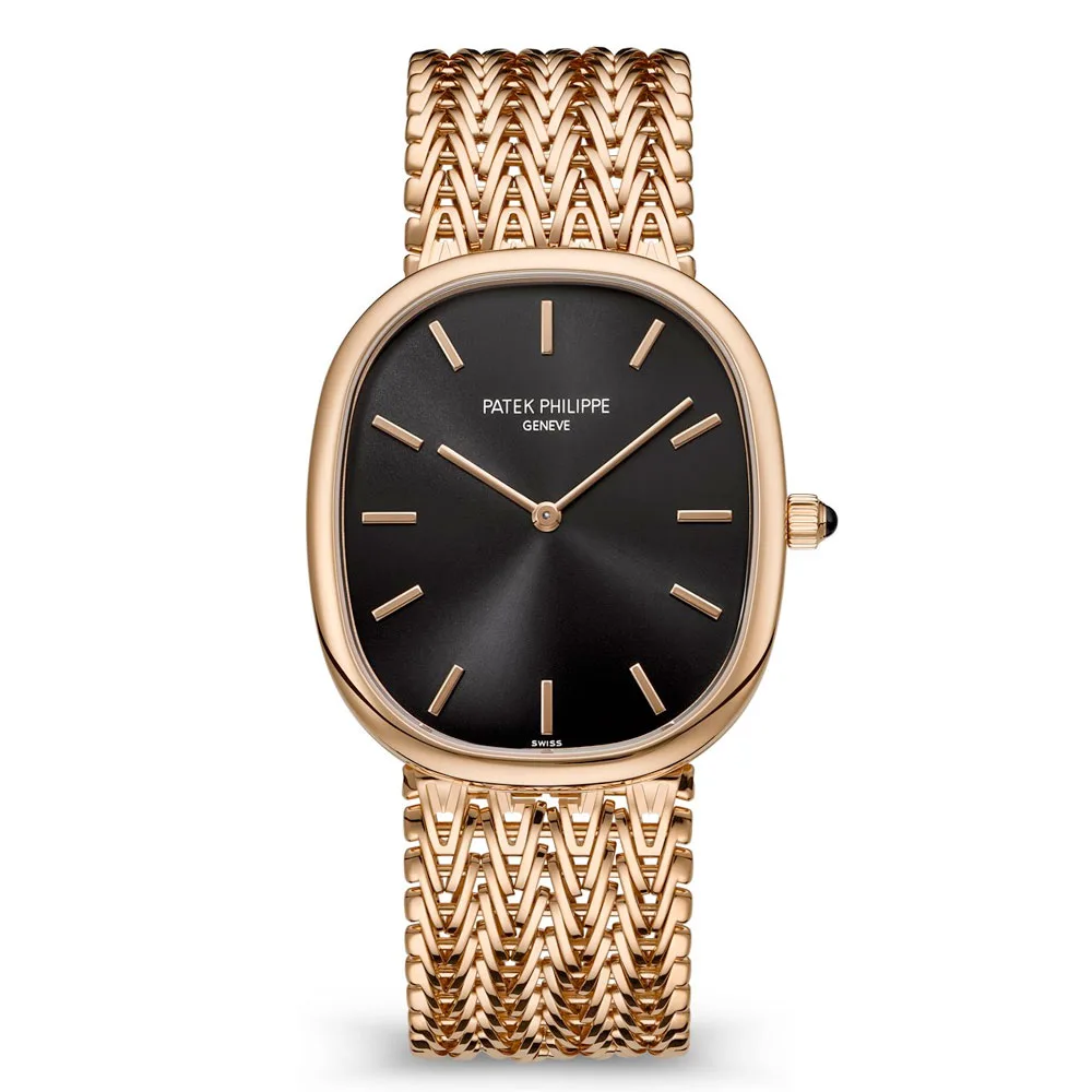 Patek-Philippe-5738-1R-001-Golden-Ellipse-Automatic-Black-Dial-Watch