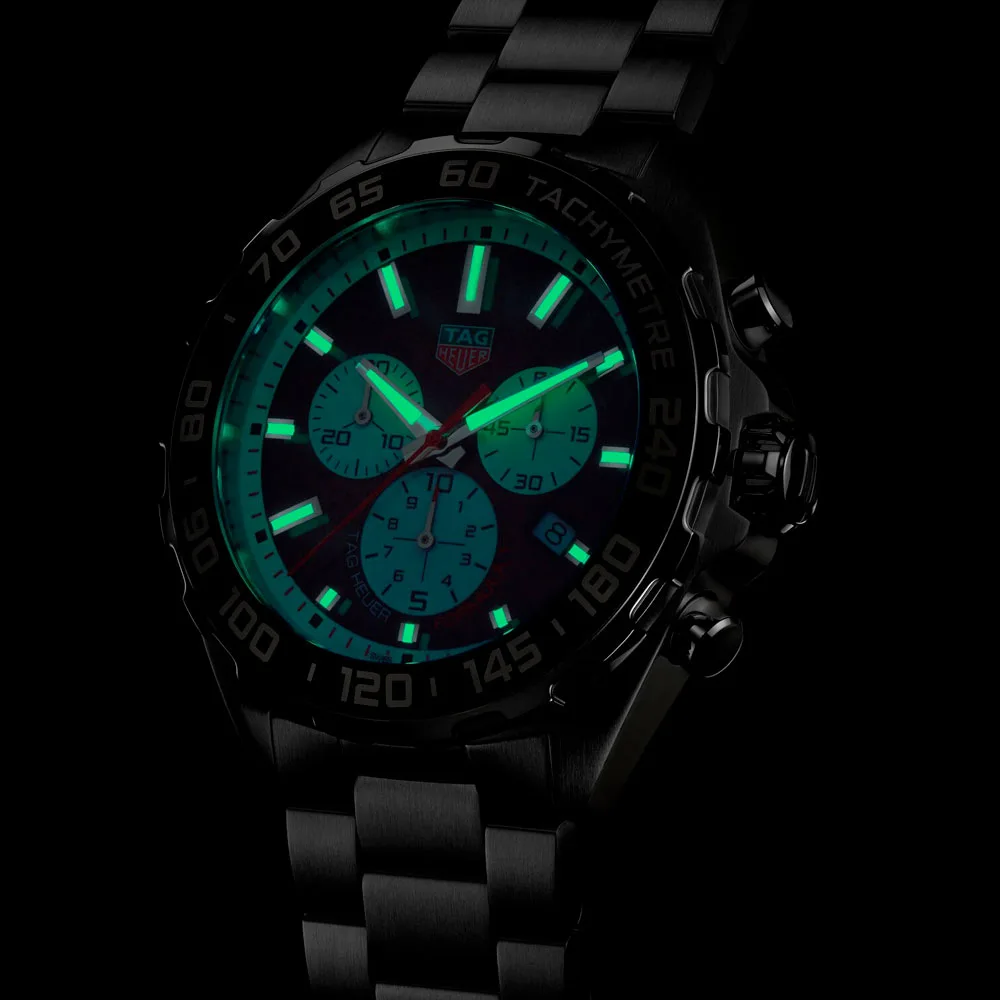 TAG Heuer CAZ101E.BA0842 Formula 1 Chronograph Quartz Stainless Steel Black Dial Watch - Image 2