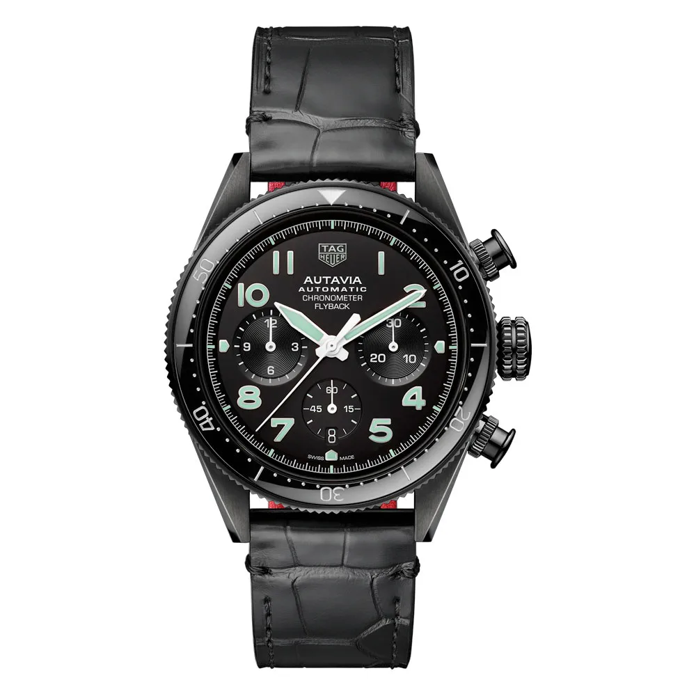 TAG Heuer CBE511C.FC8280 Autavia Heuer 02 Chronometer Flyback DLC Black Dial Watch 3 TAG Heuer CBE511C.FC8280 Autavia Heuer 02 Chronometer Flyback DLC Black Dial Watch