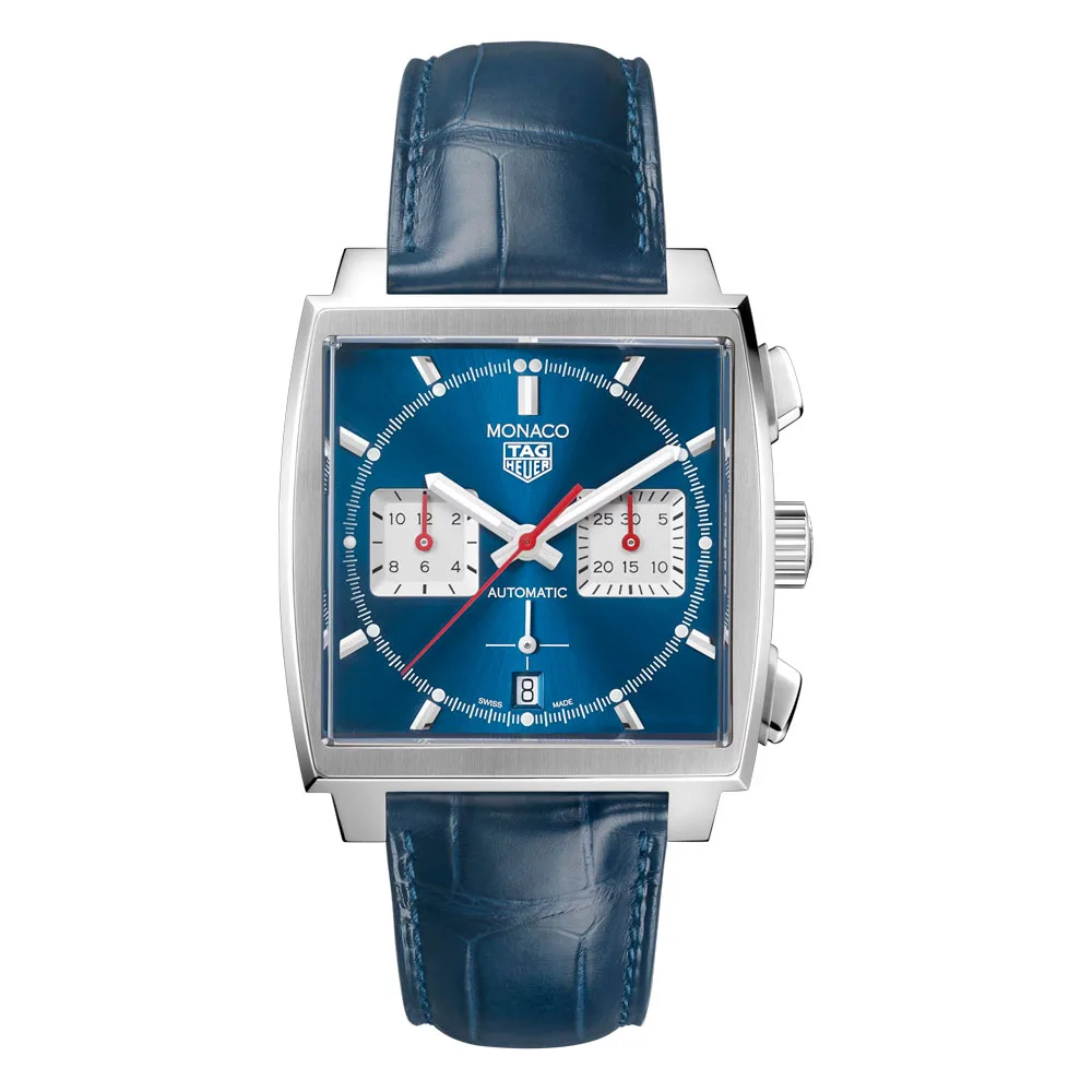 TAG Heuer CBL2111.FC6453 Monaco Calibre Heuer 02 Stainless Steel Blue Dial Watch
