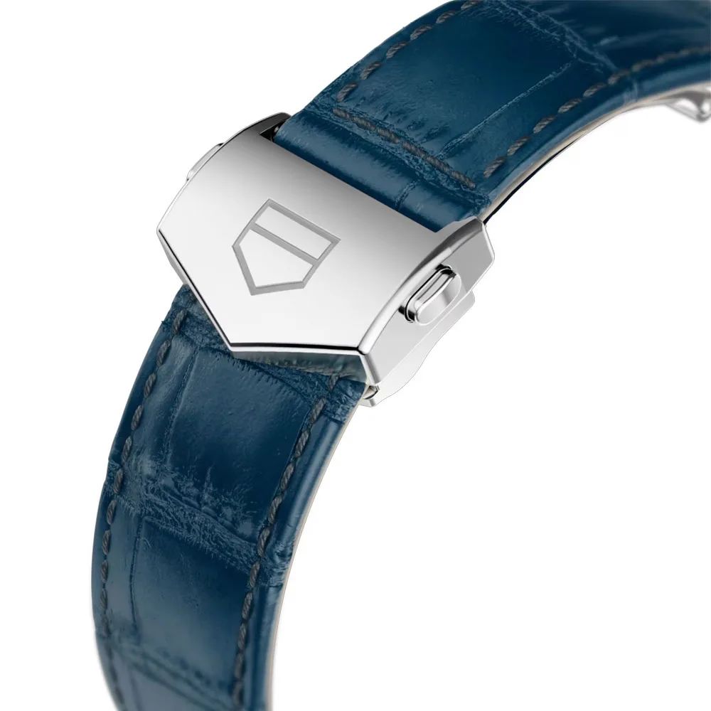 TAG Heuer CBL2111.FC6453 Monaco Calibre Heuer 02 Stainless Steel Blue Dial Watch - Image 2
