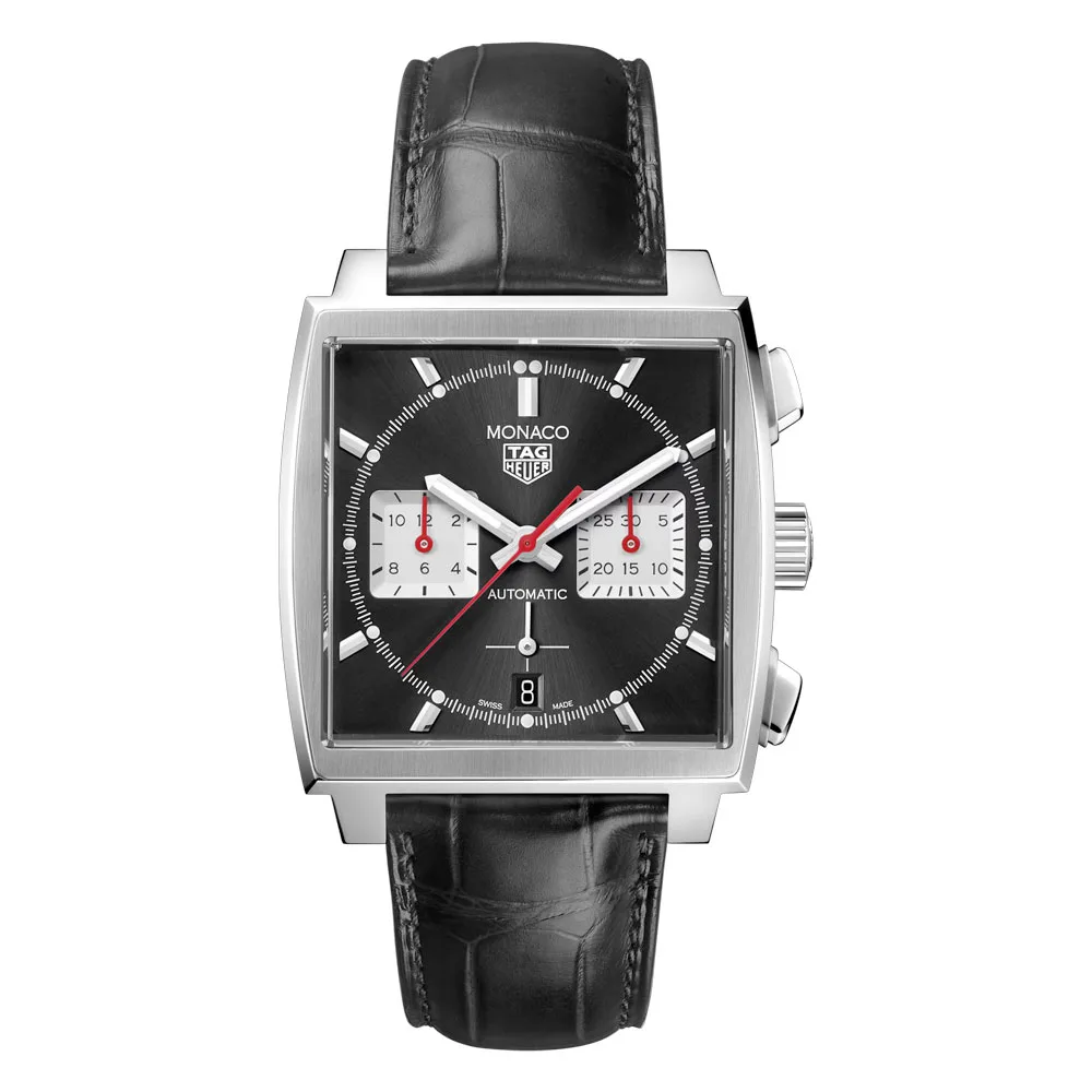 TAG Heuer CBL2113.FC6177 Monaco Calibre Heuer 02 Stainless Steel Black Dial Watch 3 TAG Heuer CBL2113.FC6177 Monaco Calibre Heuer 02 Stainless Steel Black Dial Watch