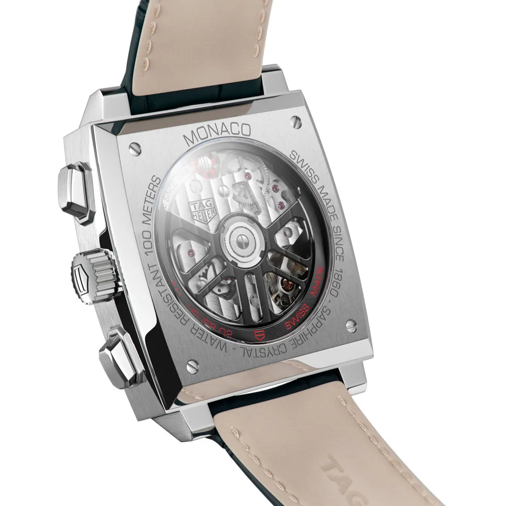 TAG Heuer CBL2113.FC6177 Monaco Calibre Heuer 02 Stainless Steel Black Dial Watch 5 TAG Heuer CBL2113.FC6177 Monaco Calibre Heuer 02 Stainless Steel Black Dial Watch - Image 3