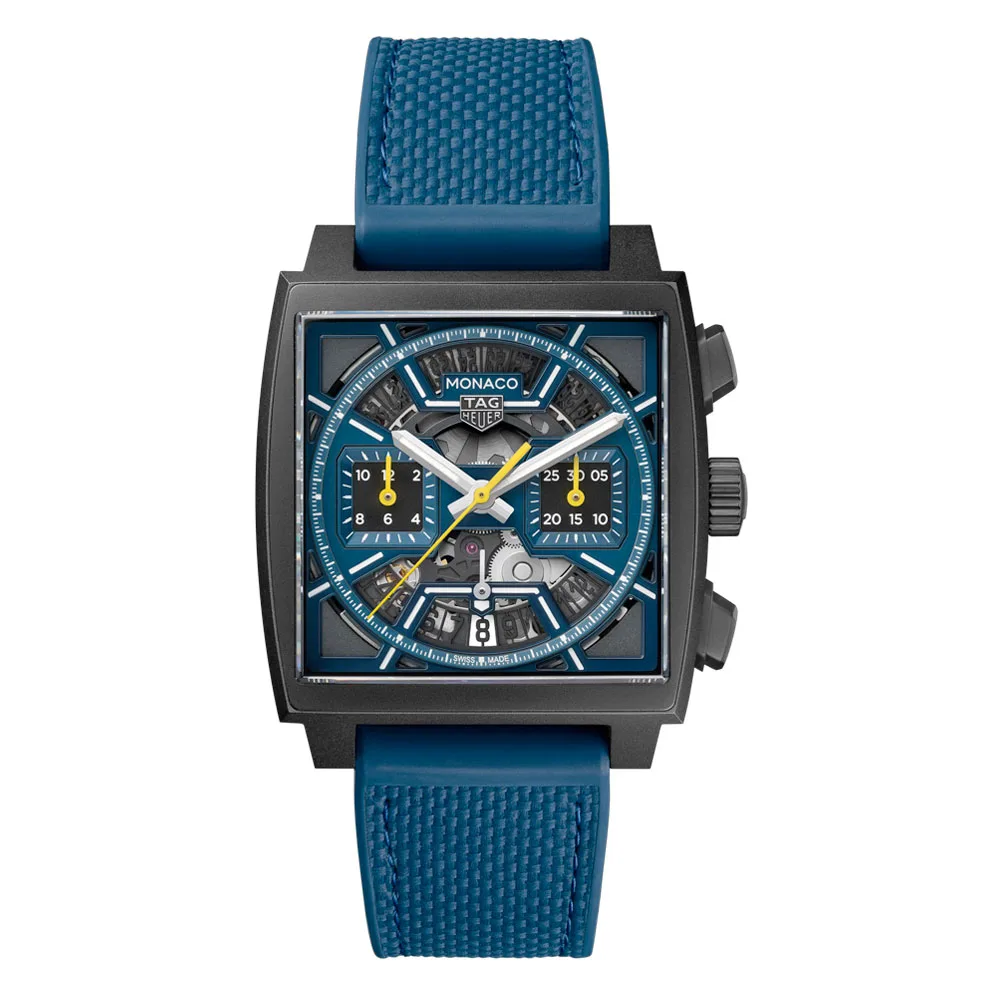TAG Heuer CBL2188.FT6261 Monaco Calibre Heuer 02 Titanium DLC Skeleton Dial Watch 3 TAG Heuer CBL2188.FT6261 Monaco Calibre Heuer 02 Titanium DLC Skeleton Dial Watch