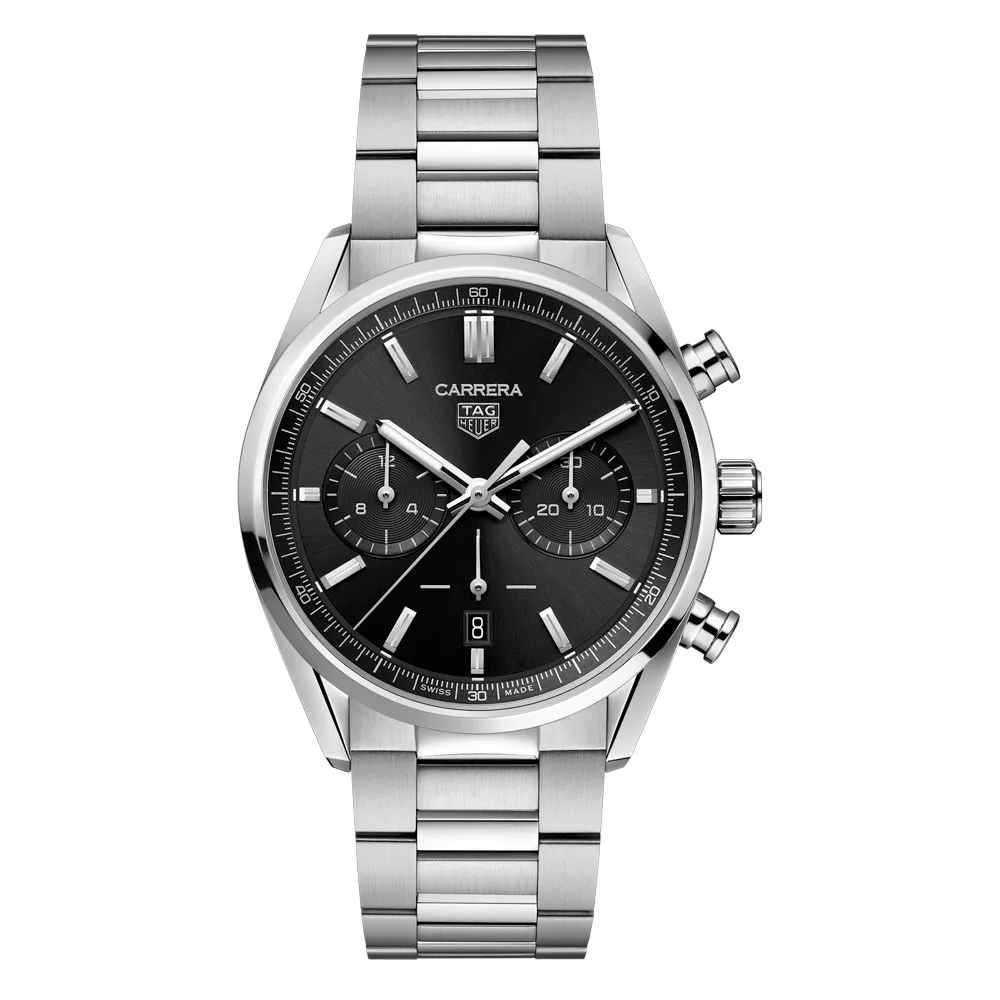 TAG Heuer CBN2010.BA0642 Carrera Calibre Heuer 02 42 Stainless Steel Black Dial Watch 3 TAG Heuer CBN2010.BA0642 Carrera Calibre Heuer 02 42 Stainless Steel Black Dial Watch