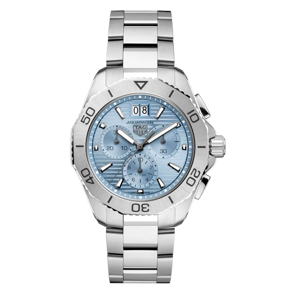TAG Heuer CBP1112.BA0627 Aquaracer Professional 200 Quartz Chronograph Big Date Stainless Steel Ice Blue Dial Watch 3 TAG Heuer CBP1112.BA0627 Aquaracer Professional 200 Quartz Chronograph Big Date Stainless Steel Ice Blue Dial Watch