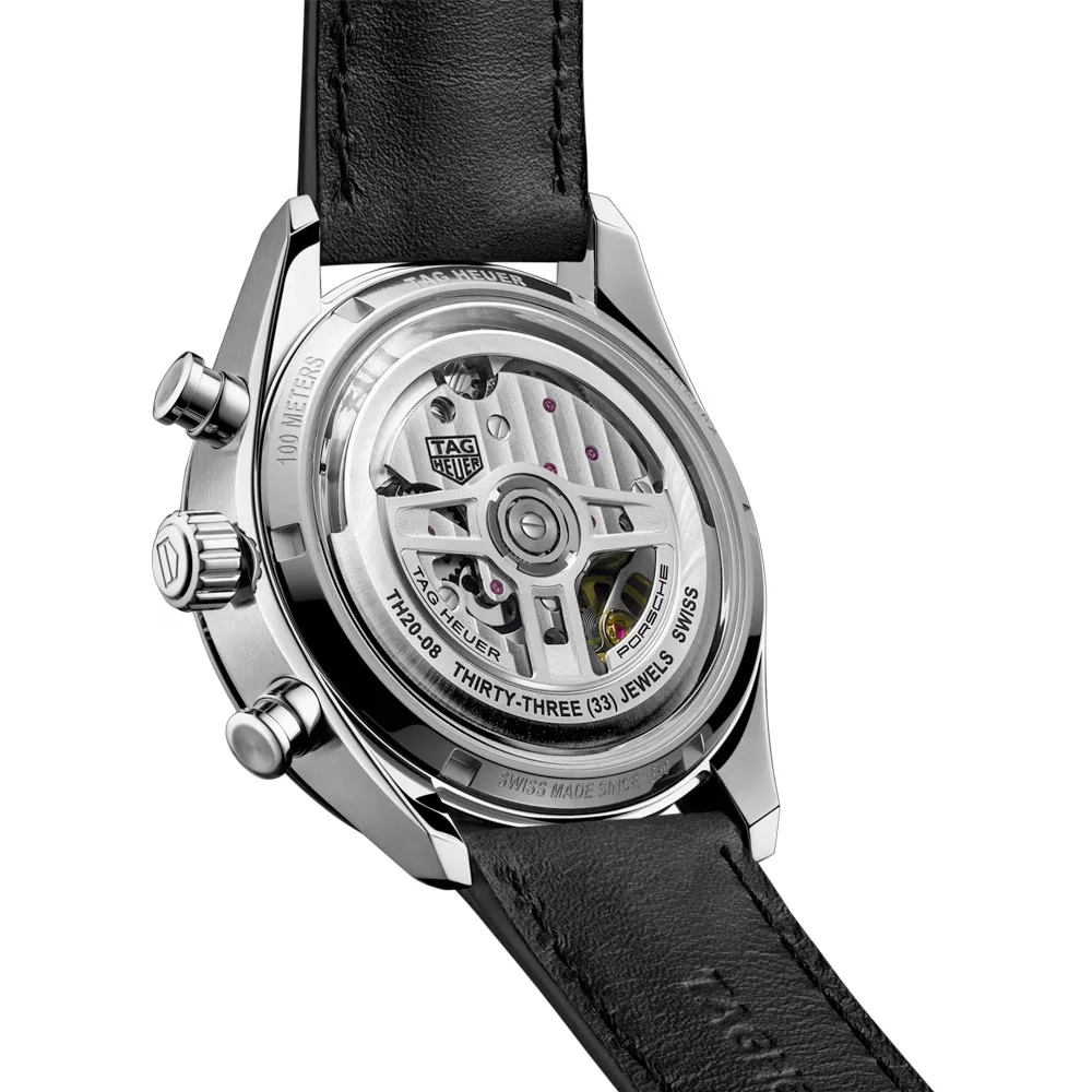 TAG Heuer CBS2011.FC6529 Carrera Chronosprint Glass Box 42 Stainless Steel Porsche 2023 Silver Dial Watch 4 TAG Heuer CBS2011.FC6529 Carrera Chronosprint Glass Box 42 Stainless Steel Porsche 2023 Silver Dial Watch - Image 2