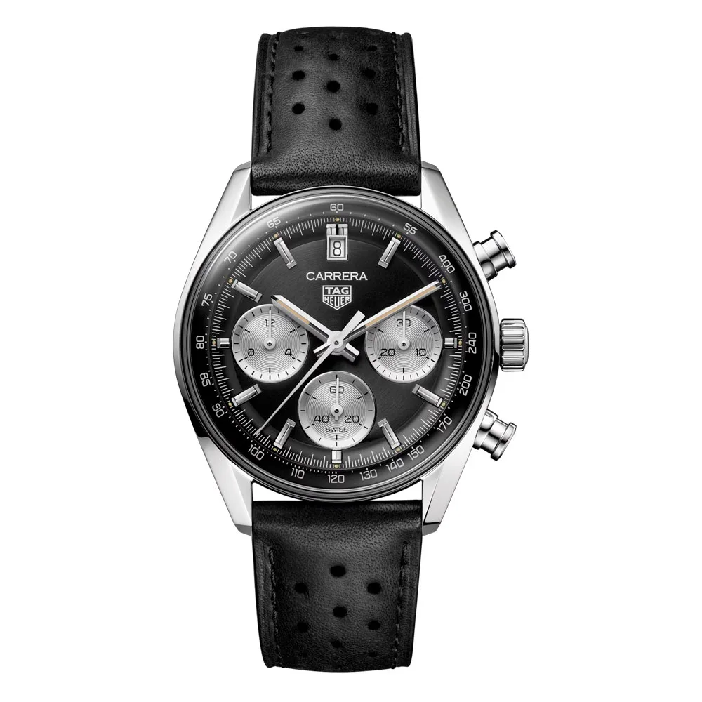 TAG Heuer CBS2210.FC6534 Carrera Chronograph Glass Box Stainless Steel Black Dial Watch 3 TAG Heuer CBS2210.FC6534 Carrera Chronograph Glass Box Stainless Steel Black Dial Watch