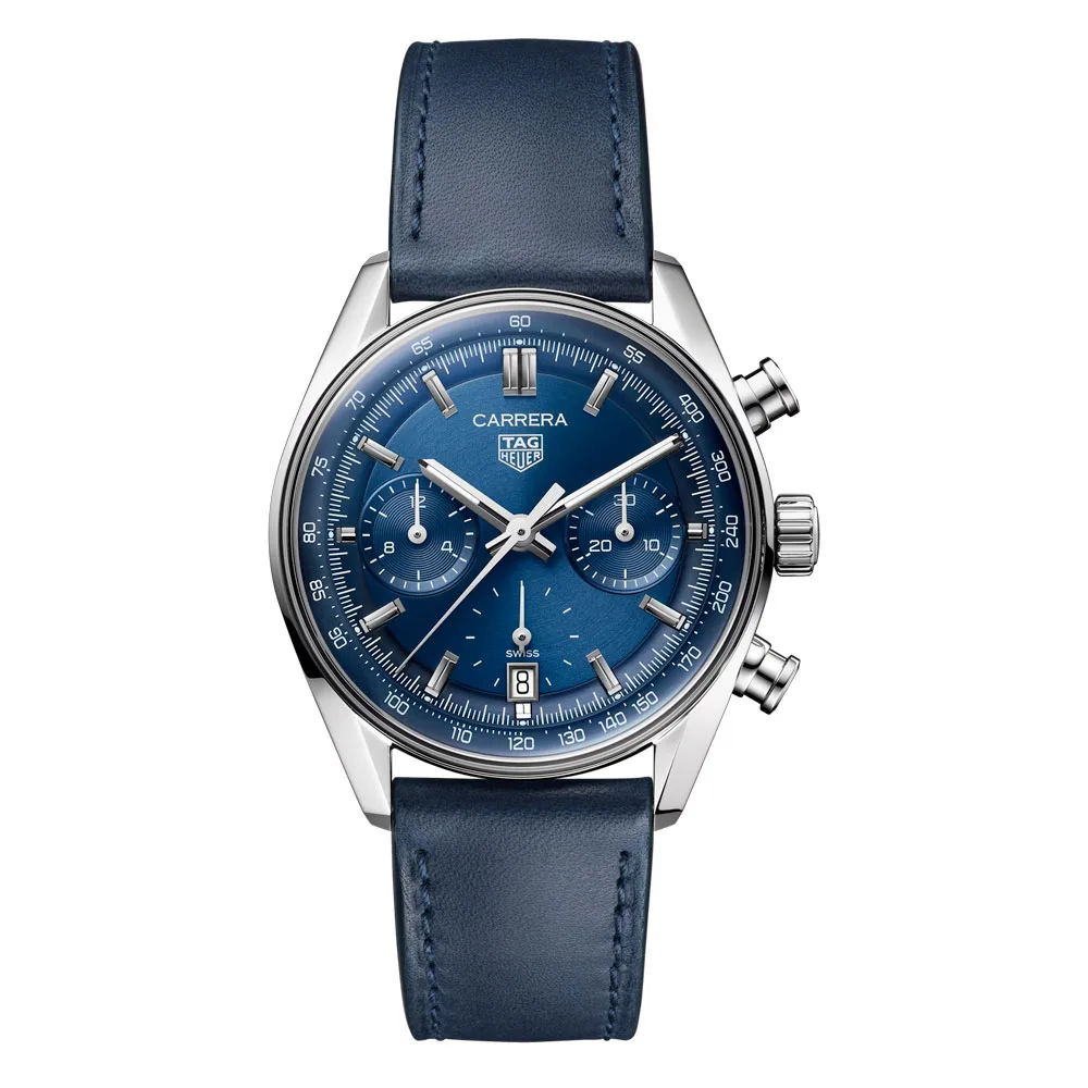TAG Heuer CBS2212.FC6535 Carrera Chronograph Glass Box Stainless Steel Blue Dial Watch 3 TAG Heuer CBS2212.FC6535 Carrera Chronograph Glass Box Stainless Steel Blue Dial Watch