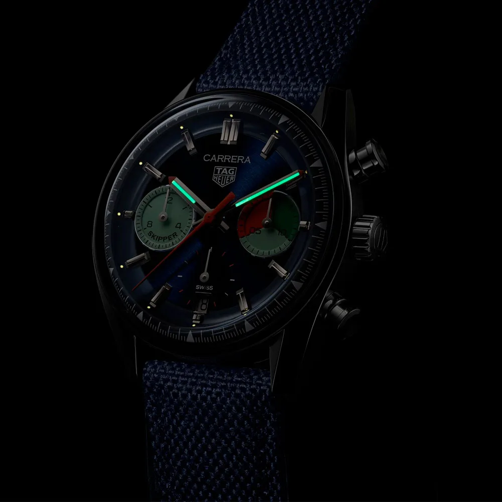 TAG Heuer CBS2213.FN6002 Carrera Skipper Glass Box Stainless Steel Blue Dial Watch 5 TAG Heuer CBS2213.FN6002 Carrera Skipper Glass Box Stainless Steel Blue Dial Watch - Image 3