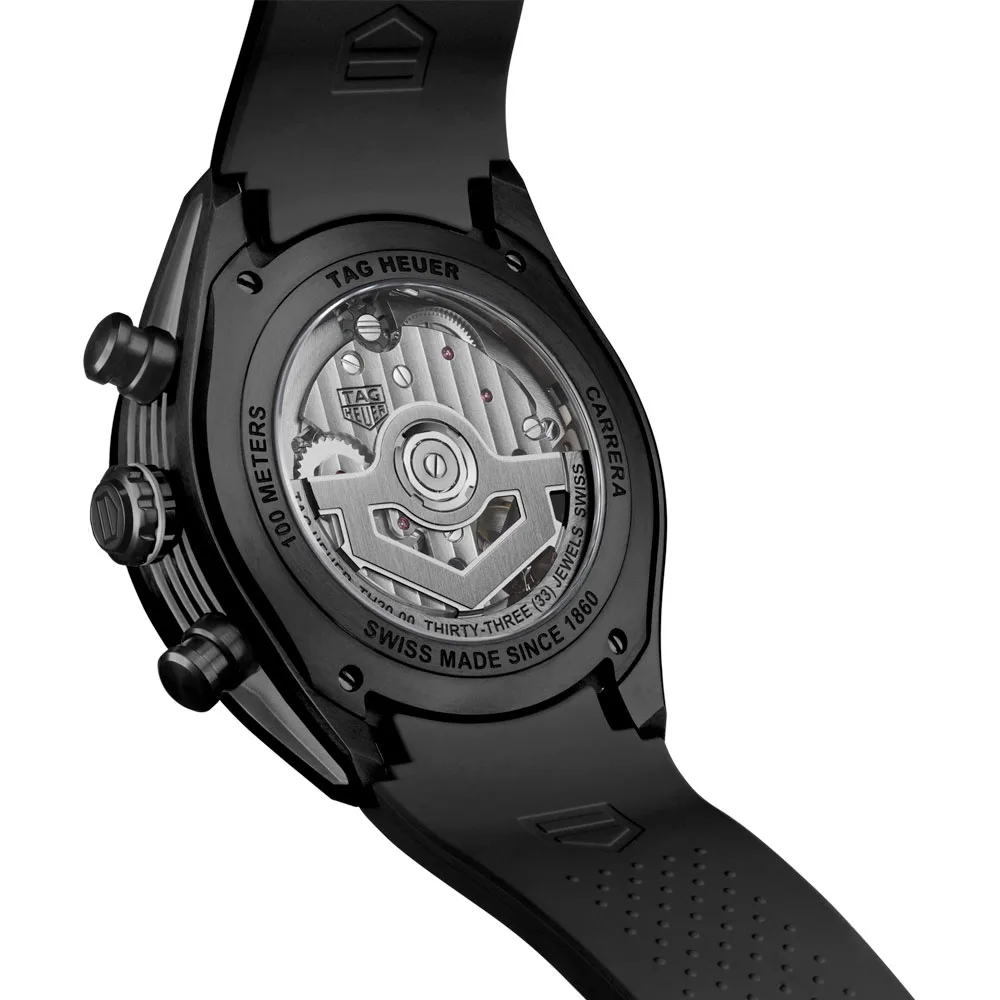 TAG Heuer CBU2080.FT6272 Carrera Chronograph Extreme Sport DLC Titanium - Ceramic Skeleton Dial Watch 4 TAG Heuer CBU2080.FT6272 Carrera Chronograph Extreme Sport DLC Titanium - Ceramic Skeleton Dial Watch - Image 2