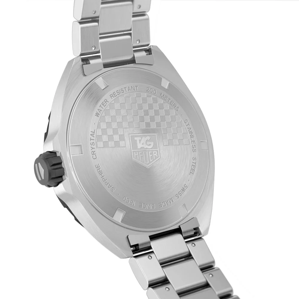 TAG Heuer WAZ1110.BA0875 Formula 1 Quartz 41 Stainless Steel Black Dial Watch - Image 2