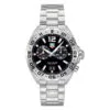 TAG Heuer WAZ111A.BA0875 Formula 1 Alarm 41 Stainless Steel Black Dial Watch