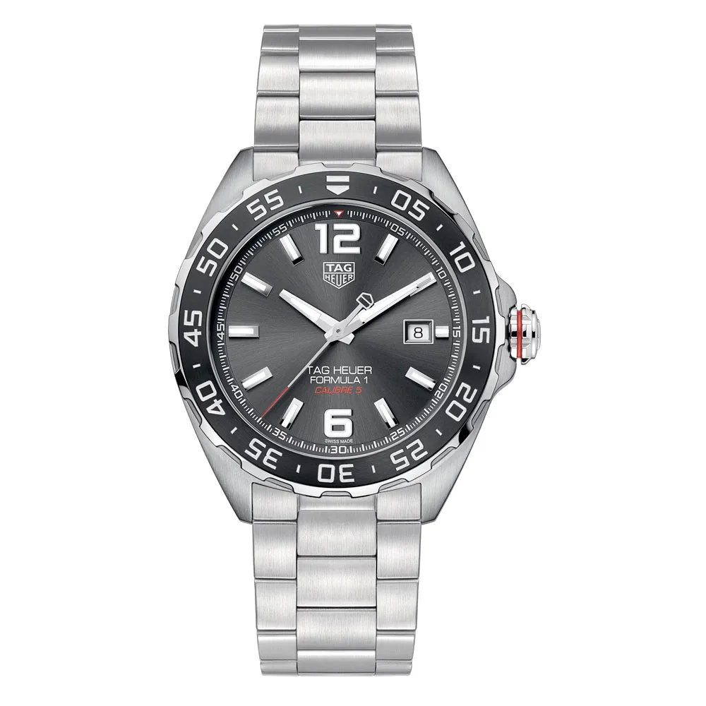 TAG Heuer WAZ2011.BA0842 Formula 1 Calibre 5 43 Stainless Steel Grey Dial Watch 3 TAG Heuer WAZ2011.BA0842 Formula 1 Calibre 5 43 Stainless Steel Grey Dial Watch