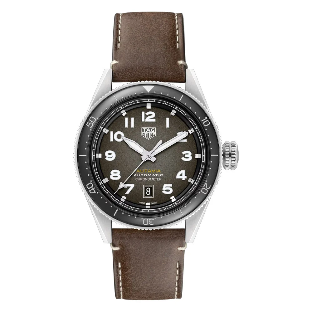 TAG Heuer WBE5114.FC8266 Autavia Calibre 5 Stainless Steel Black Dial Watch 3 TAG Heuer WBE5114.FC8266 Autavia Calibre 5 Stainless Steel Black Dial Watch