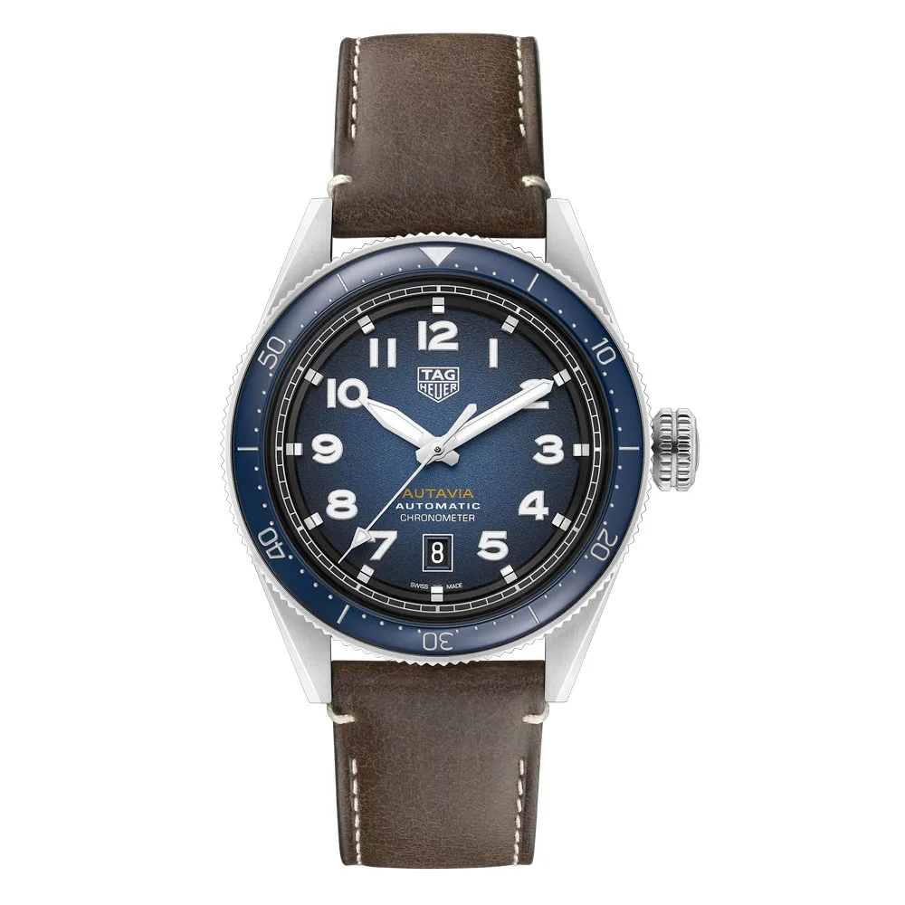 TAG Heuer WBE5116.FC8266 Autavia Calibre 5 Stainless Steel Blue Dial Watch 3 TAG Heuer WBE5116.FC8266 Autavia Calibre 5 Stainless Steel Blue Dial Watch