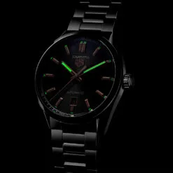 TAG Heuer WBN2113.BA0639 Carrera Automatic Stainless Steel Black Dial Watch - Image 3