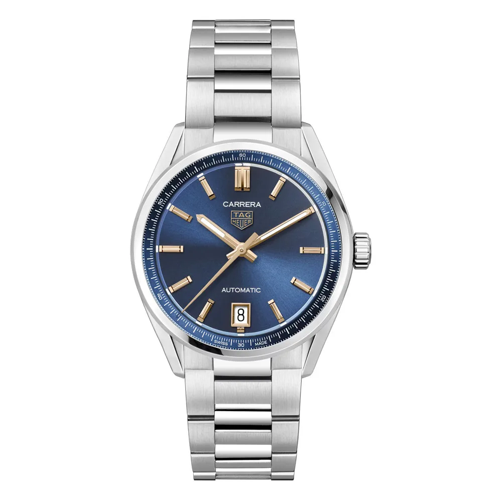 TAG Heuer WBN2311.BA0001 Carrera Date 36 Stainless Steel Blue Dial Watch 3 TAG Heuer WBN2311.BA0001 Carrera Date 36 Stainless Steel Blue Dial Watch