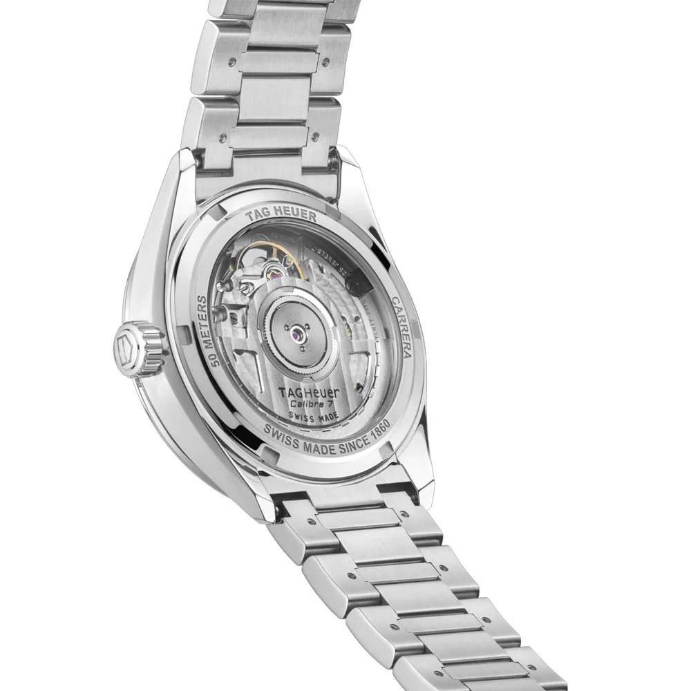 TAG Heuer WBN2311.BA0001 Carrera Date 36 Stainless Steel Blue Dial Watch 4 TAG Heuer WBN2311.BA0001 Carrera Date 36 Stainless Steel Blue Dial Watch - Image 2