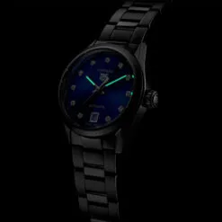 TAG Heuer WBN2413.BA0621 Carrera Date Automatic 29 Stainless Steel Blue - Diamond Dial Watch 7 TAG Heuer WBN2413.BA0621 Carrera Date Automatic 29 Stainless Steel Blue - Diamond Dial Watch - Image 3