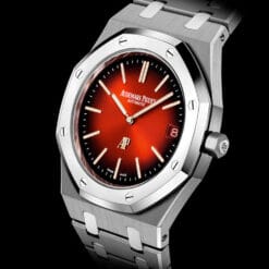 Audemars Piguet 16202Xt.oo.1240Xt.01 Royal Oak Jumbo Red Dial Titanium Watch