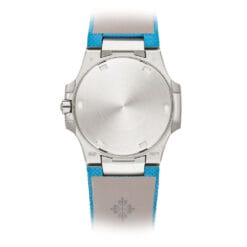 Patek Philippe 7010G-013 Nautilus Blue Dial 18k White Gold Diamond Bezel Ladies Watch 9 Patek Philippe 7010G-013 Nautilus Blue Dial 18k White Gold Diamond Bezel Ladies Watch - Image 3
