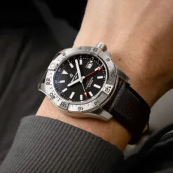 Breitling A32320101B1X1 Avenger Automatic GMT 44 Stainless Steel Black Dial Watch - Image 2