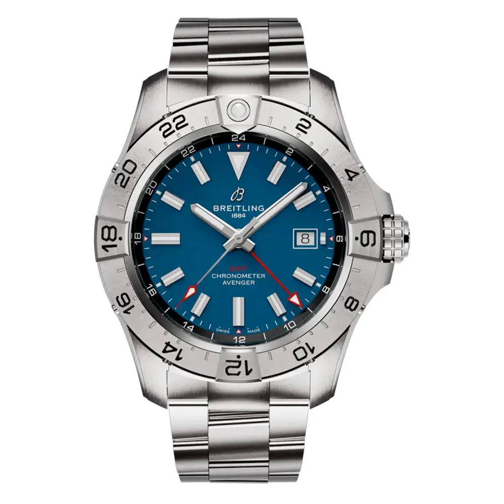 Breitling A32320101C1A1 Avenger Automatic GMT 44 Stainless Steel Blue Dial Watch 3 Breitling A32320101C1A1 Avenger Automatic GMT 44 Stainless Steel Blue Dial Watch