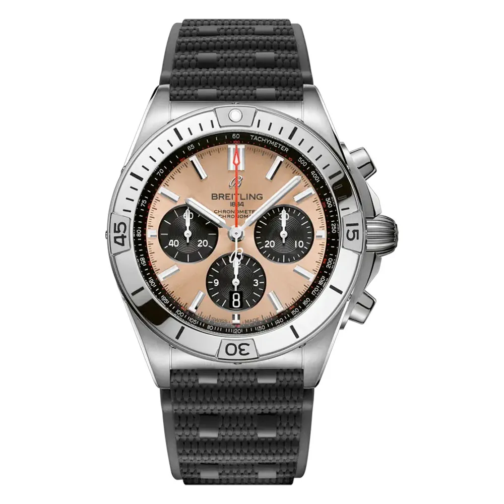 Breitling AB0134101K1S1 Chronomat B01 42 Stainless Steel Copper Dial Watch 3 Breitling AB0134101K1S1 Chronomat B01 42 Stainless Steel Copper Dial Watch
