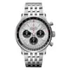 Breitling AB0138241G1A1 Navitimer B01 Chronograph 43 Stainless Steel Silver Dial Watch