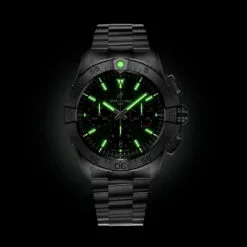 Breitling AB0146101L1A1 Avenger B01 Chronograph 42 Stainless Steel Green Dial Watch - Image 3