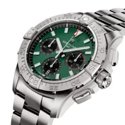 Breitling AB0146101L1A1 Avenger B01 Chronograph 42 Stainless Steel Green Dial Watch - Image 2