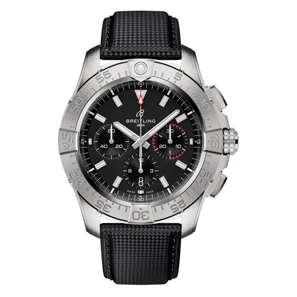 Breitling AB0147101B1X1 Avenger B01 Chronograph 44 Stainless Steel Black Dial Watch 3 Breitling AB0147101B1X1 Avenger B01 Chronograph 44 Stainless Steel Black Dial Watch