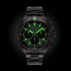 Breitling AB0147101L1A1 Avenger B01 Chronograph 44 Stainless Steel Green Dial Watch 7 Breitling AB0147101L1A1 Avenger B01 Chronograph 44 Stainless Steel Green Dial Watch - Image 3