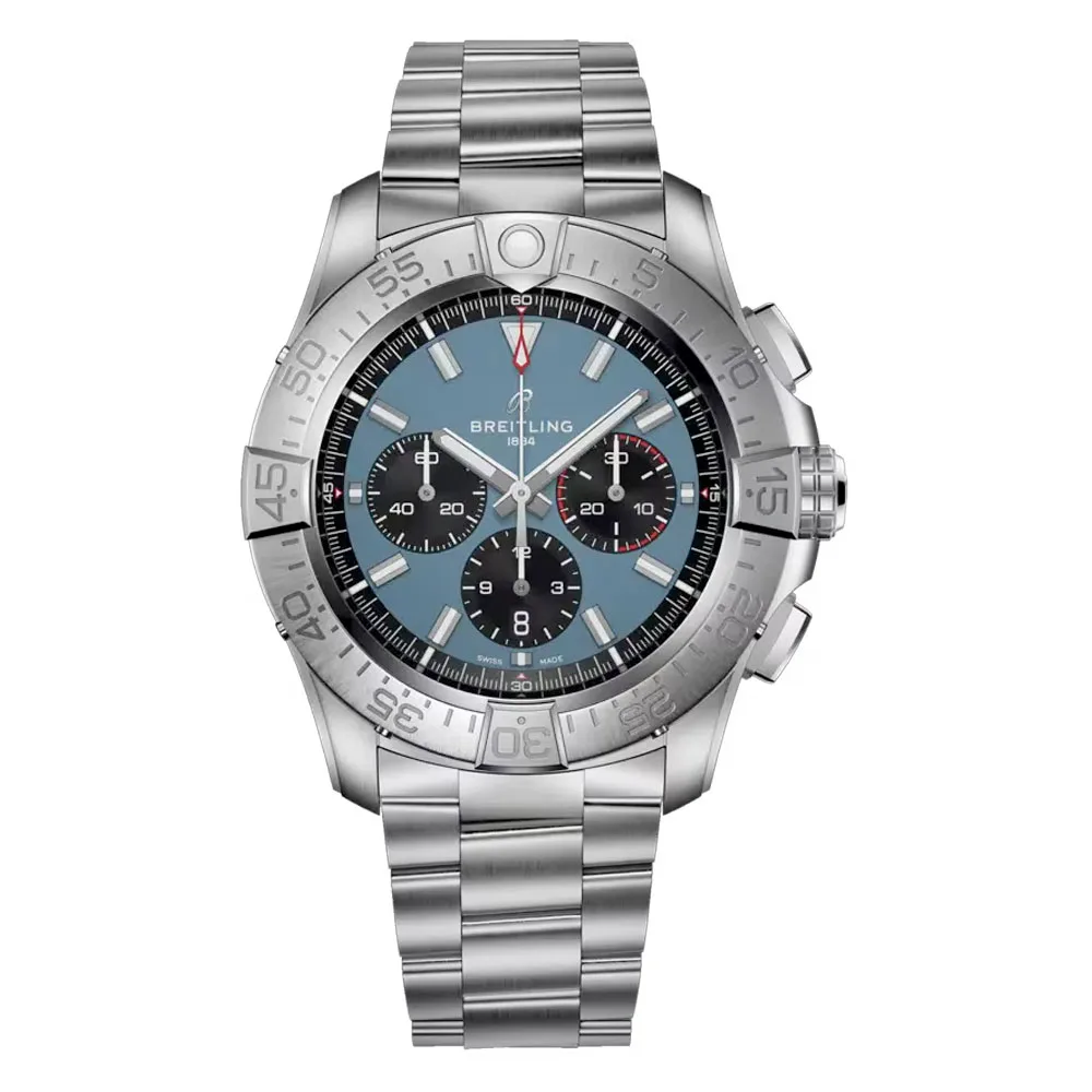 Breitling EB0148101C1E1 Super Avenger B01 Chronograph 46 Titanium Blue Dial Watch 3 Breitling EB0148101C1E1 Super Avenger B01 Chronograph 46 Titanium Blue Dial Watch