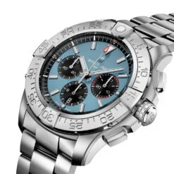 Breitling EB0148101C1E1 Super Avenger B01 Chronograph 46 Titanium Blue Dial Watch 7 Breitling EB0148101C1E1 Super Avenger B01 Chronograph 46 Titanium Blue Dial Watch - Image 3