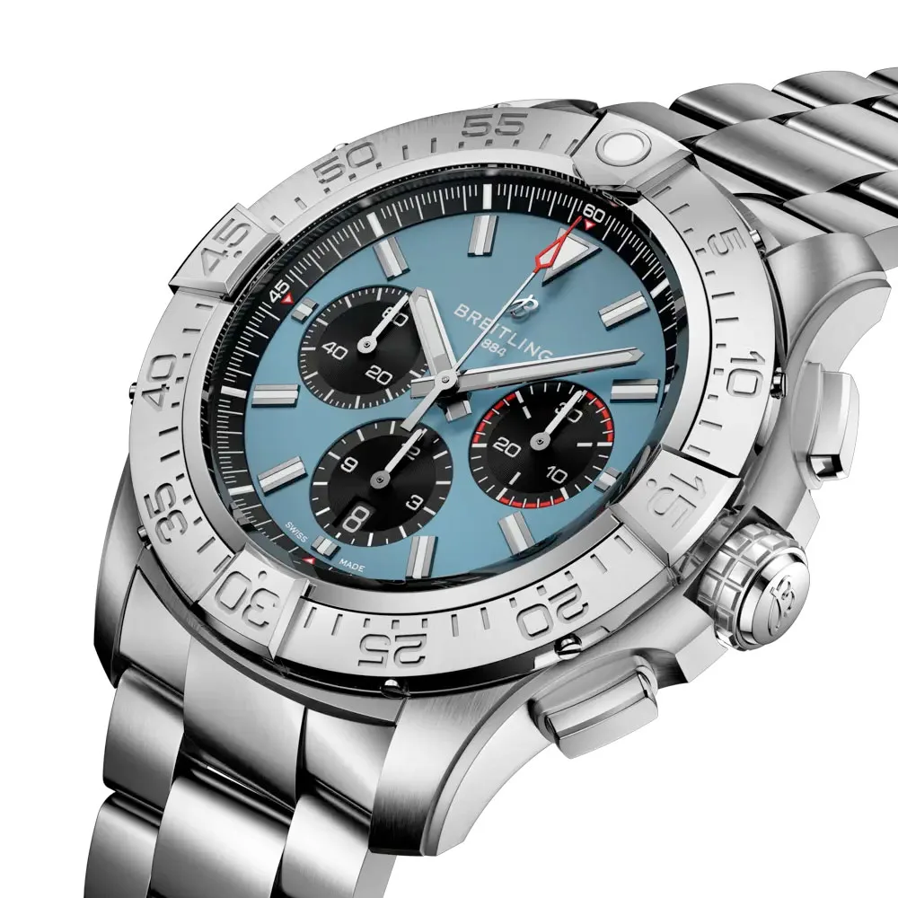 Breitling EB0148101C1E1 Super Avenger B01 Chronograph 46 Titanium Blue Dial Watch 5 Breitling EB0148101C1E1 Super Avenger B01 Chronograph 46 Titanium Blue Dial Watch - Image 3
