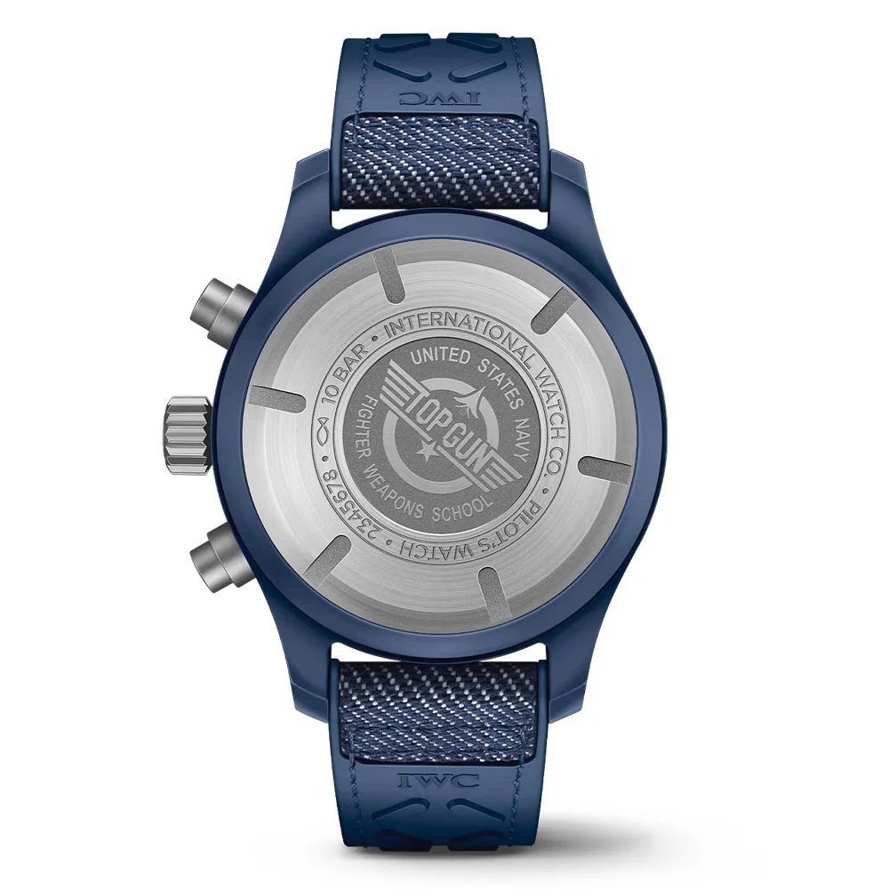 IWC IW389404 Chronograph 41 Top Gun Oceana Blue Dial Pilot's Watch - Image 2