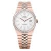 Rolex 127385Tbr-0003 Land-Dweller 40Mm White Dial Everose Gold - Diamond Jubilee Watch
