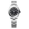 Rolex 276200-0010 Oyster Perpetual 28mm Stainless Steel Black Dial Watch