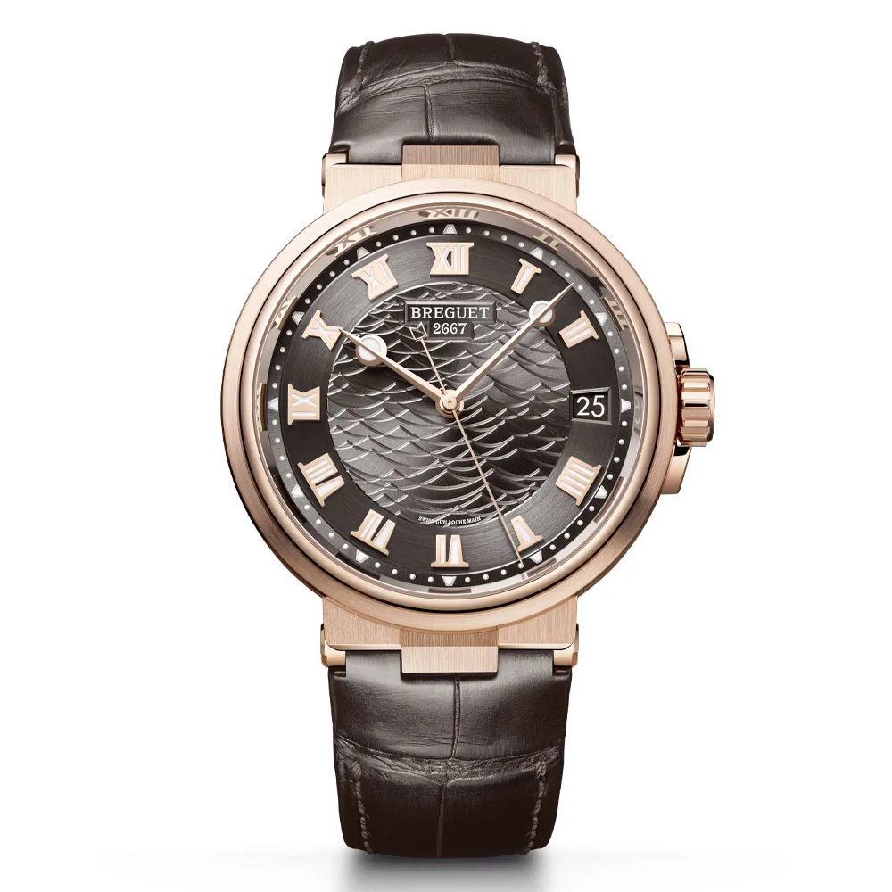 Breguet 5517BR/G3/9ZU Marine 5517 Rose Gold Alligator Slate Grey Dial Watch 3 Breguet 5517BR/G3/9ZU Marine 5517 Rose Gold Alligator Slate Grey Dial Watch