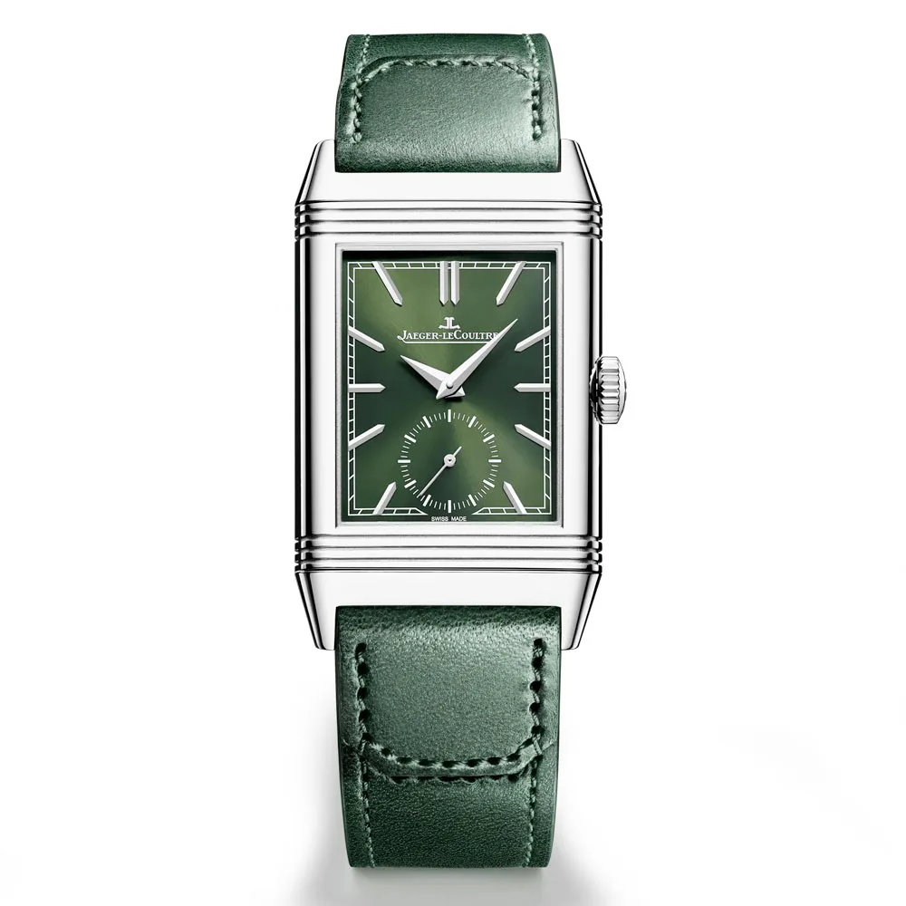 Jaeger-LeCoultre Q397843J Reverso Tribute Monoface Small Seconds Stainless Steel Green Dial Watch 3 Jaeger-LeCoultre Q397843J Reverso Tribute Monoface Small Seconds Stainless Steel Green Dial Watch
